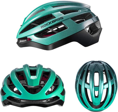 ROCKBROS Rennradhelm Fahrradhelm Integrierter Unisex Erwachsenen für Herren Damen für Mountain Bike