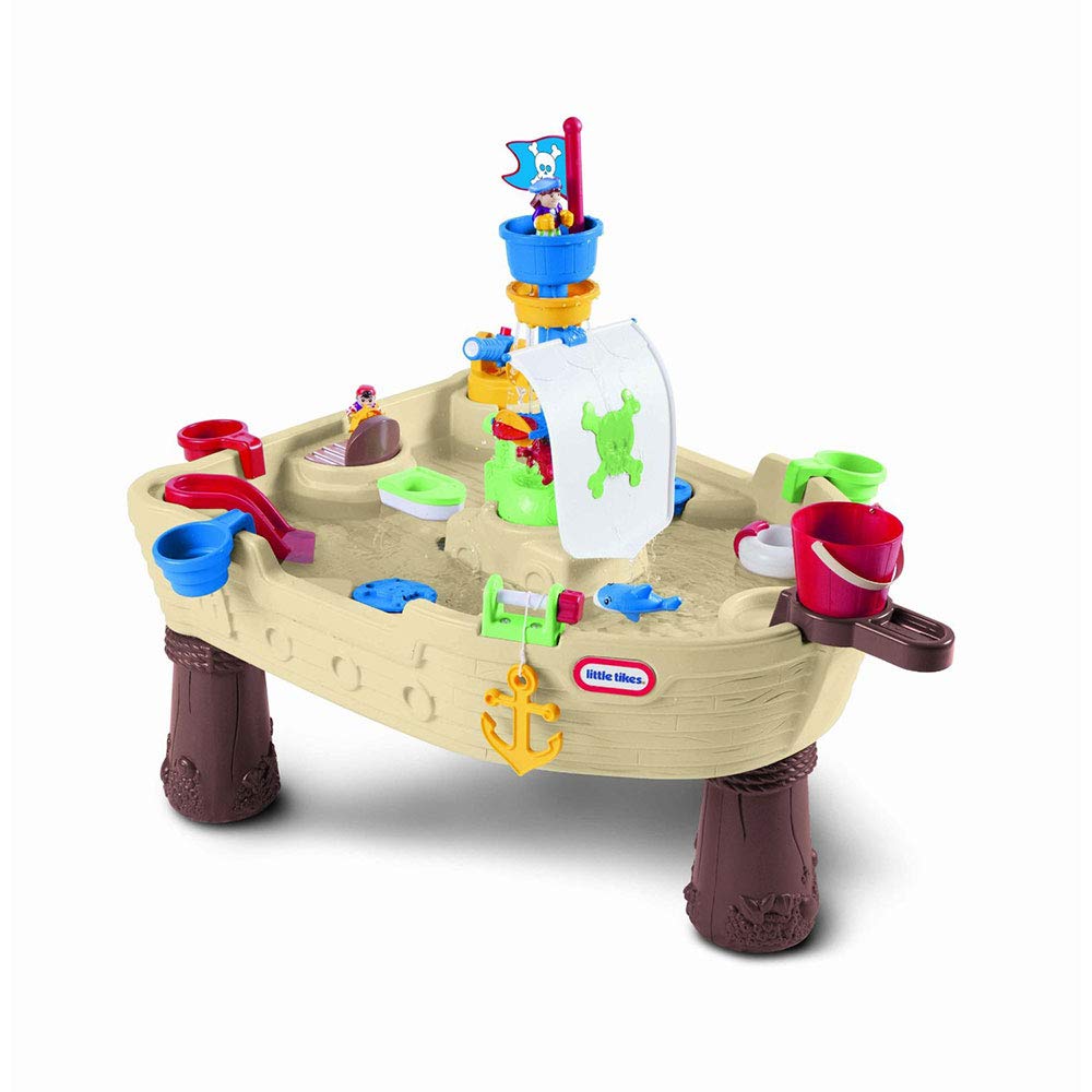 Little Tikes Anchors Away Piratenschiff - Wasserspielset für Kinder - Sicher und tragbar - Fördert k