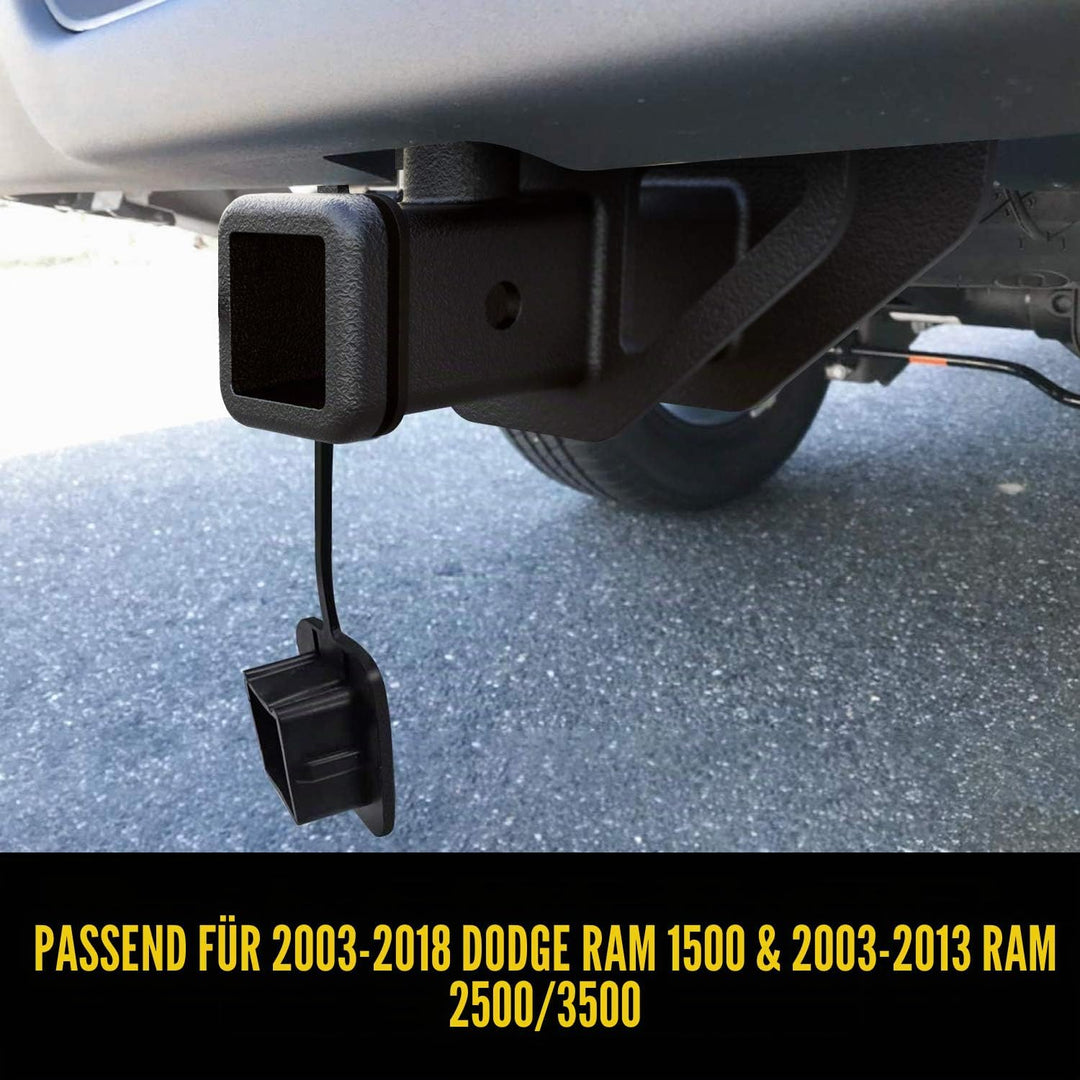 Nilight Anhängerkupplung und Abdeckungssatz, 5,1 cm (2 Zoll), für Dodge Ram 1500 & 2003-2013 Ram 250