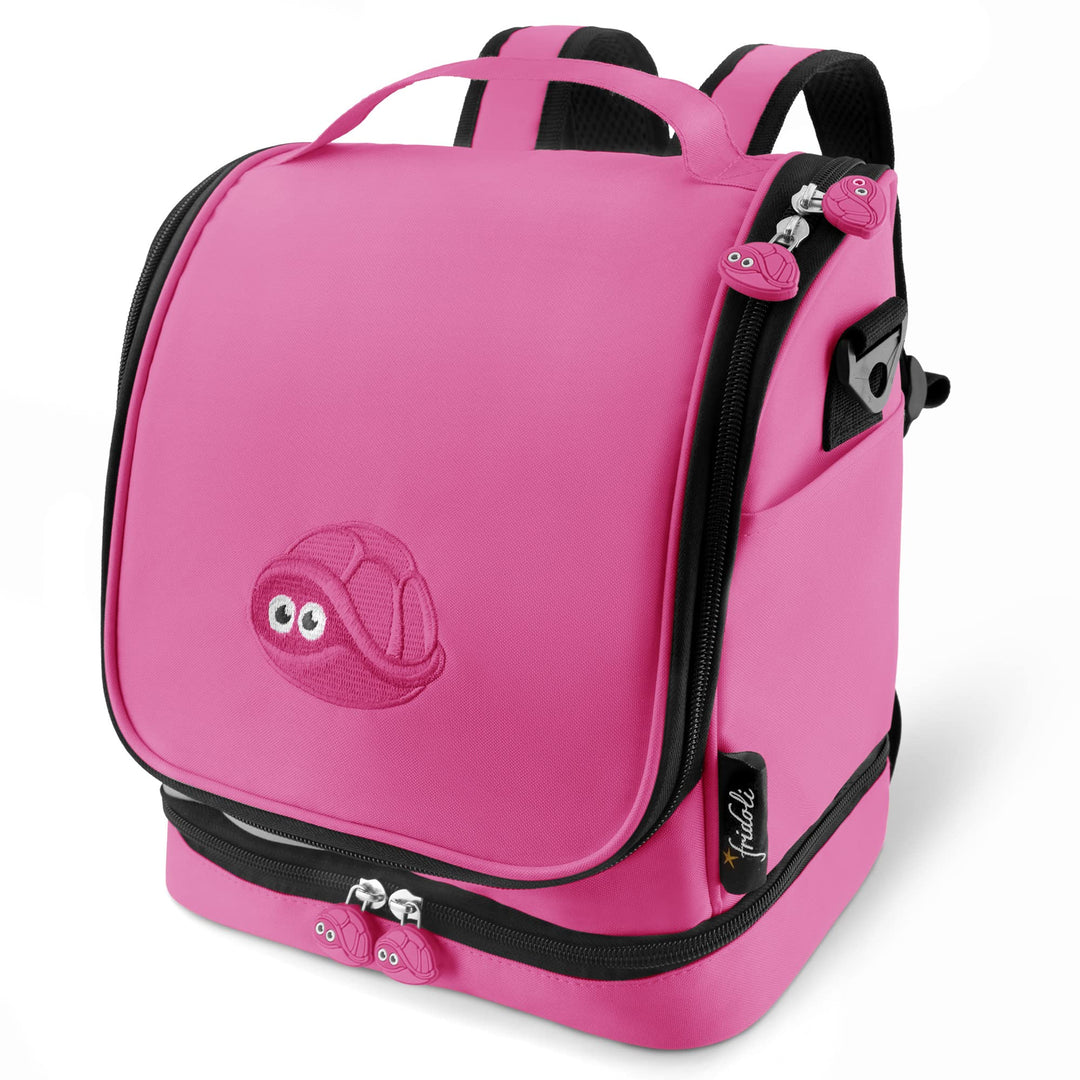 fridoli Kinderrucksack | Toniebox Tasche | pink | Akku Aufladen in der Tasche | bis zu 20 Toniefigur
