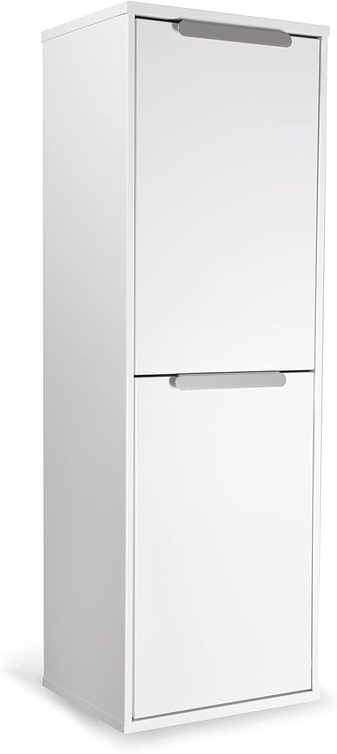ARREGUI Ecoclas CR201-E Recycling Abfalleimer/Mülleimer aus Stahl, Mülltrennsystem mit 2 entnehmbare