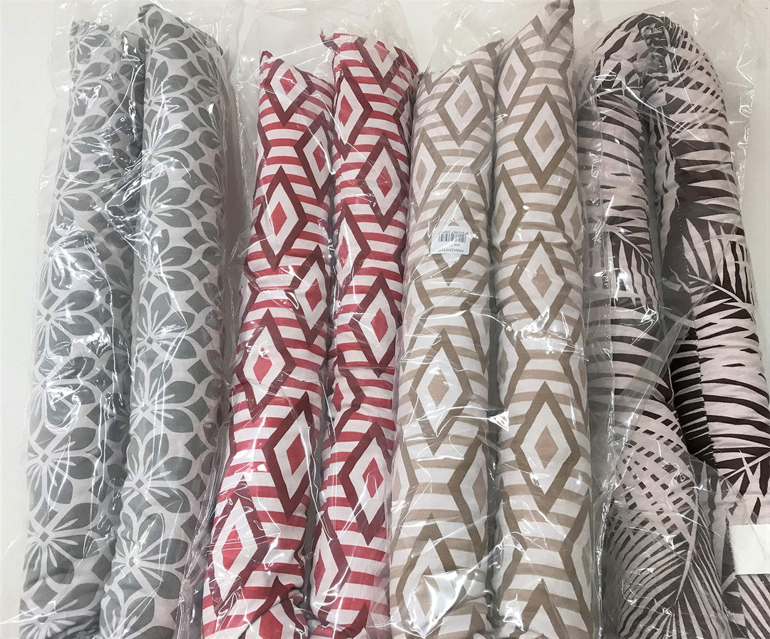 Zugluftstopper aus Baumwolle, 140 cm, Verschiedene Muster und Farben