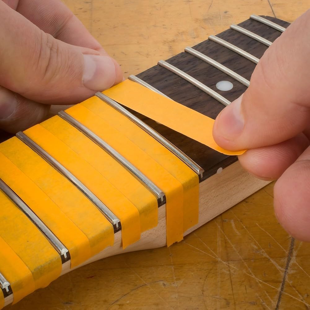 Easy Application Guitar Fretboard Masking Tape No Residual Glue, 3 Sizes