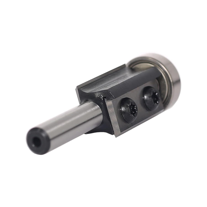 AKYLIN Wendeplatten Bündigfräser 8mm Schaft，2-seitigen Austauschbare Hartmetall Klinge，Bündigfräser