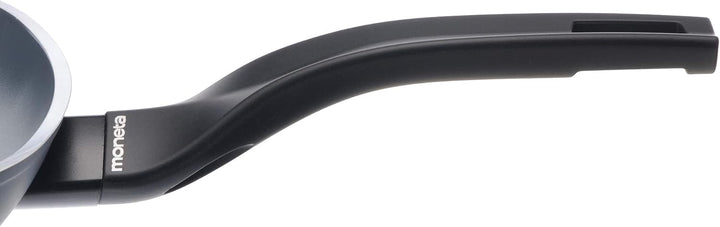 Moneta Aria Finegres Bistecchiera antiaderente Naturale 28cm, Alluminio, Grigio, anche per induzione