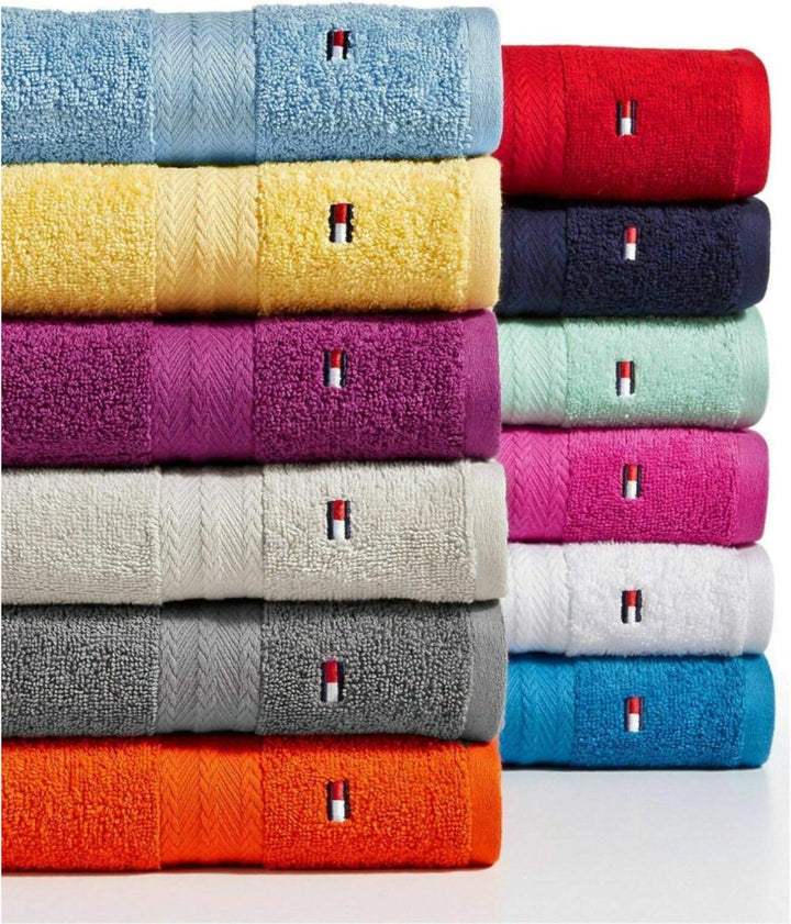 Tommy Hilfiger Modernes amerikanisches Badetuch, 76,2 x 137,2 cm, 100% Baumwolle, 574 g/m² (chinesis