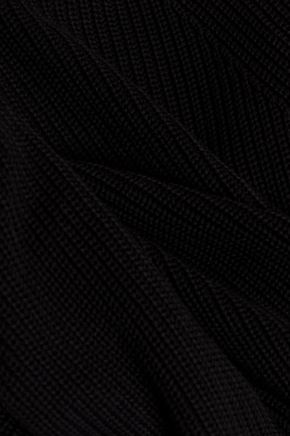 ESPRIT Pullover mit Schlitz und Stehkragen, 100% Baumwolle