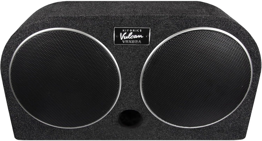 Hifonics VRX82A | Aktiver Reserverad Subwoofer mit Passiv Membran und Class-D Amp (Digital)
