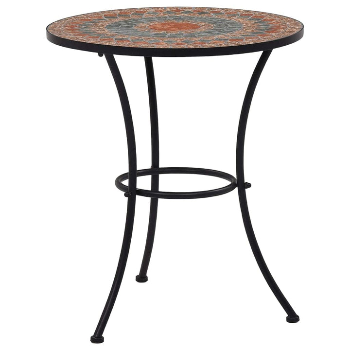 vidaXL Mosaik Bistrotisch Gartentisch Balkontisch Mosaiktisch Terrassentisch Tisch Beistelltisch Gar