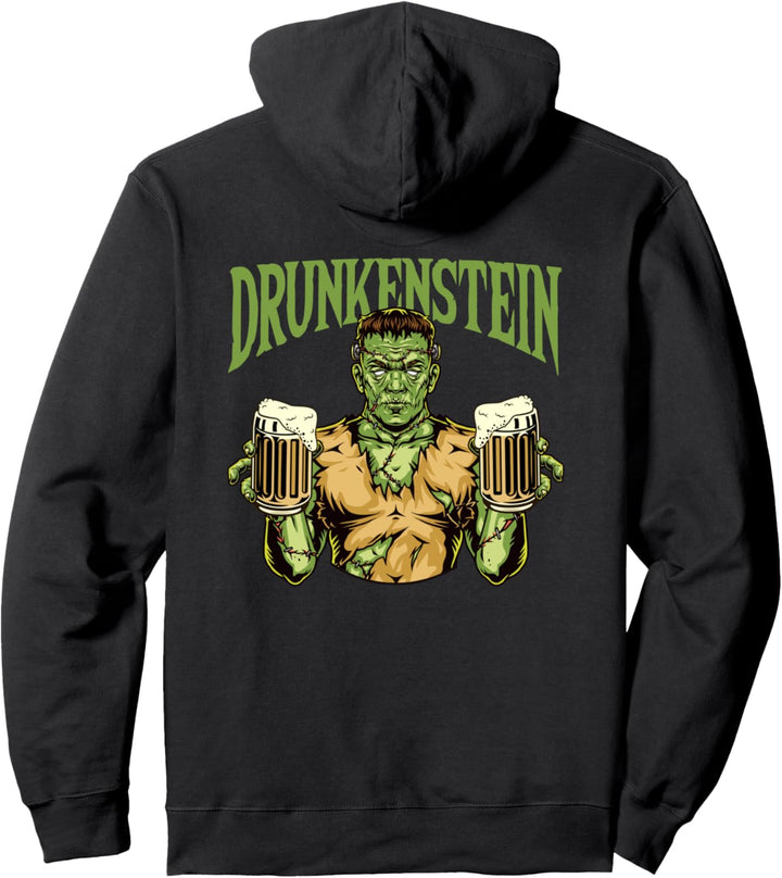 DRUNKENSTEIN MONSTER HALLOWEEN Pullover Hoodie