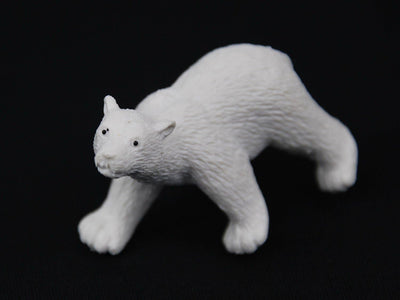 Miniblings 10x Eisbären Aufstellfigur Gummitier Nordpol Eisbär Bär Weiss Schnee