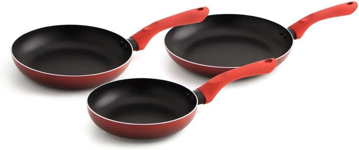 Quid Tokio Pfannen-Set, 3 Pfannen, 20/24/28 cm, Aluminium, alle Herdarten Set mit drei Pfannen 20 cm