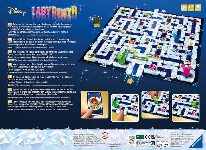 Ravensburger 27460 - Disney 100 Labyrinth - Der Familienspiel-Klassiker für 2-4 Spieler ab 7 Jahren