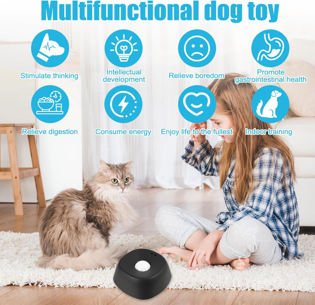 Schleckball Hund, Lick Bowl Für Hunde, Hundelickspielzeug, PP Nassfutter Lick Pad mit Saugnapfbecher