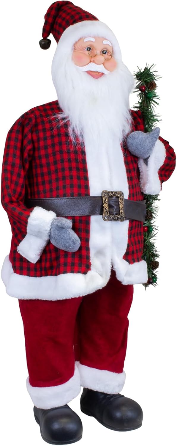 Christmas Paradise stehender Weihnachtsmann Kimi Rot 90cm Deko-Figur Santa Nikolaus