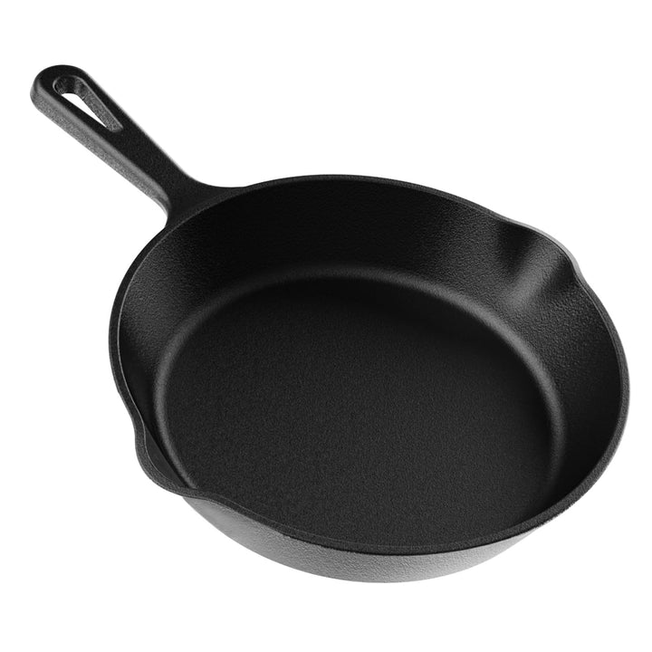 YASHE Gusseisenpfanne 20 CM, Bratpfanne aus Gusseisen, für Induktion, Gas und Ofen, ideal für Eier,