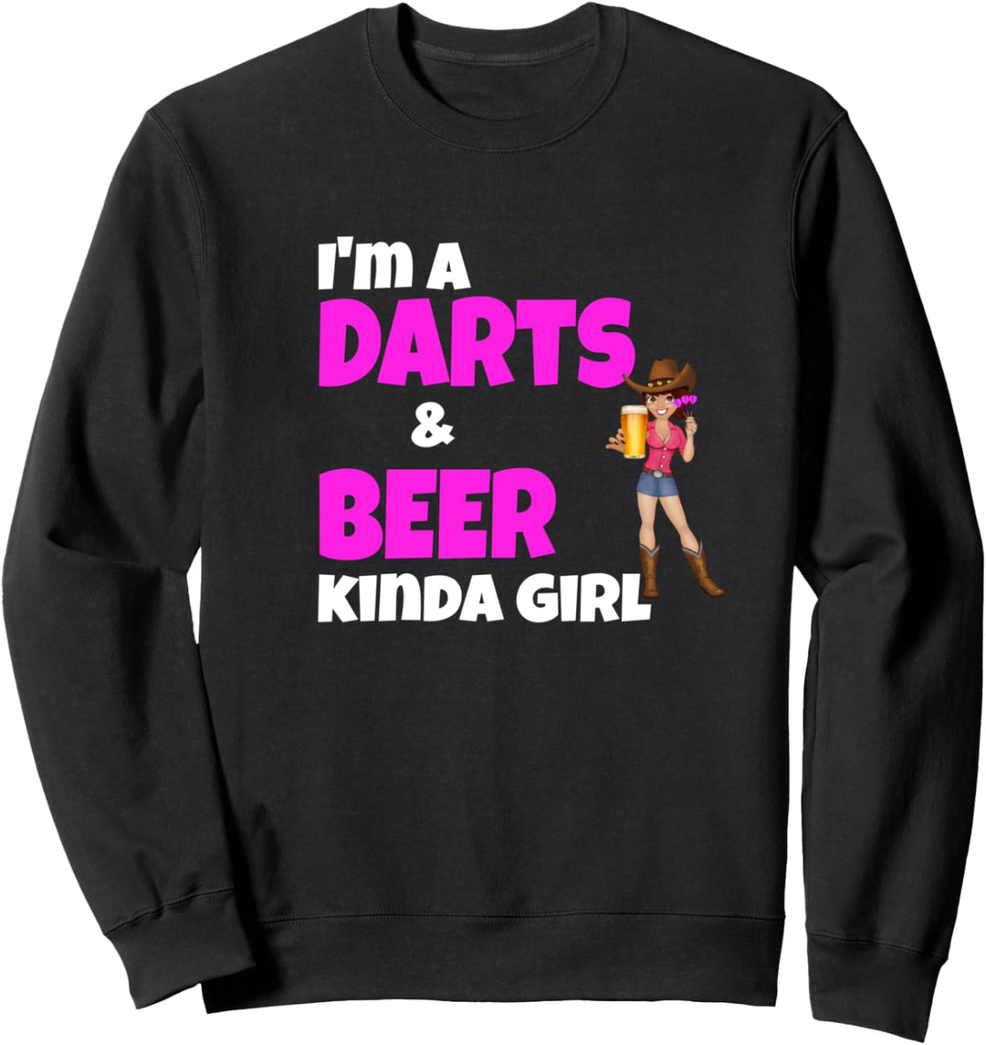 Sexy süsser Frauenbier- und Dartliga-Preis für Damen Sweatshirt