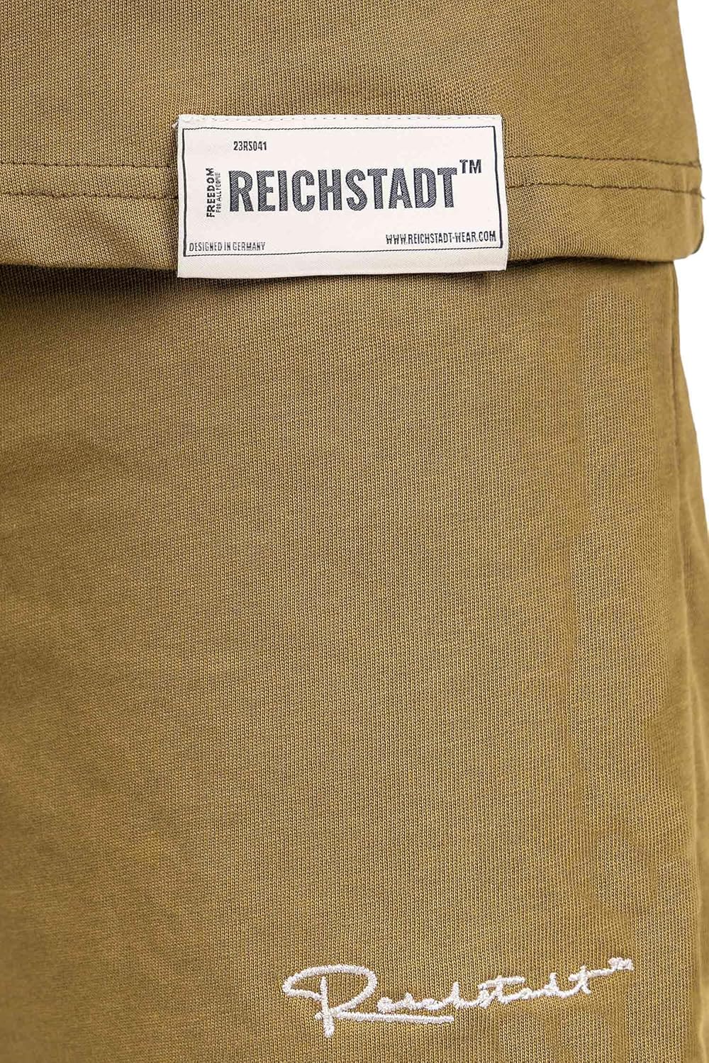 Reichstadt Modernes Oversized T-Shirt für Herren - Stylisches Basic mit Rundhalsausschnitt & Kurzen