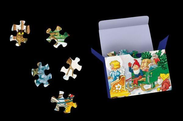 Puzzle-Adventskalender »Weihnachtsumzug«: 24 Tage Puzzlefreude im Advent, Kalender