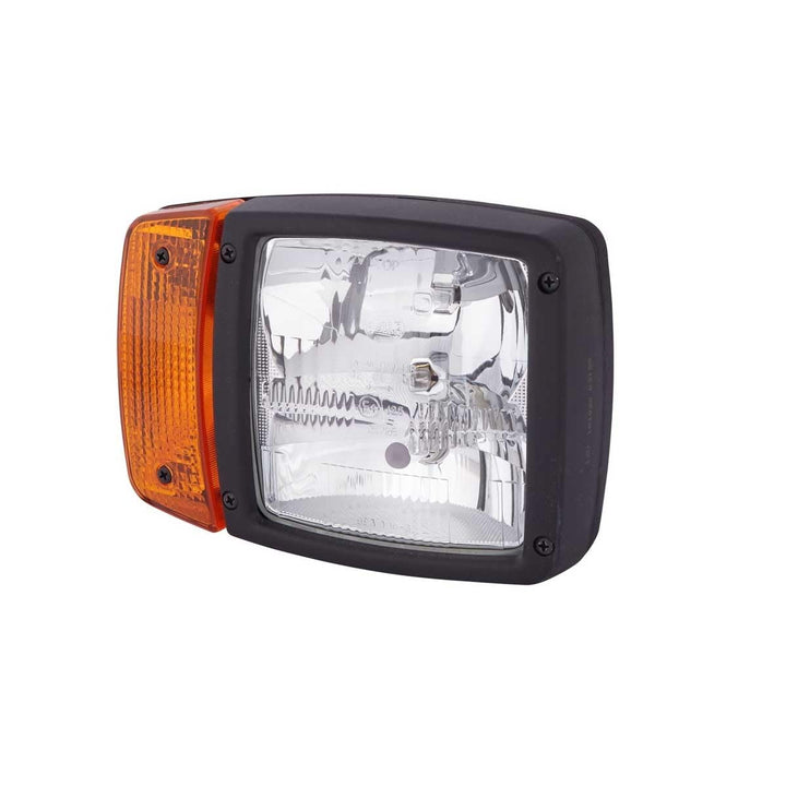 HELLA - Hauptscheinwerfer - 12V - Anbau - Lichtscheibenfarbe: gelb - Stecker: AMP - rechts - 1SA 996