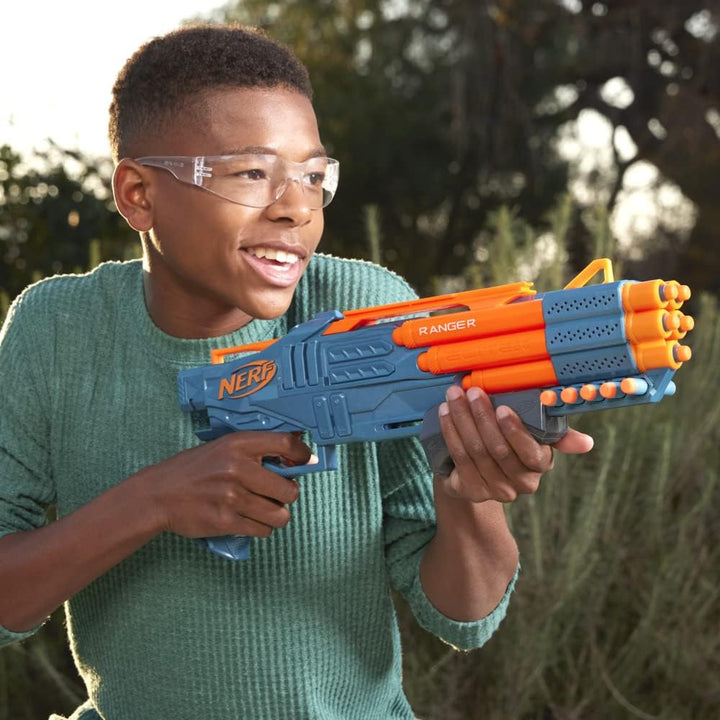 NERF Elite 2.0 Ranger PD-5 Blaster, mit 5 Läufen, 10 Elite Darts, einfache Handhabung, Dart-Aufbewah