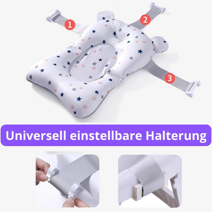 Badekissen Baby + Badekanne, Universelle Badewannenkissen, babywanne einsatz, Rutschfest, Weiches, G