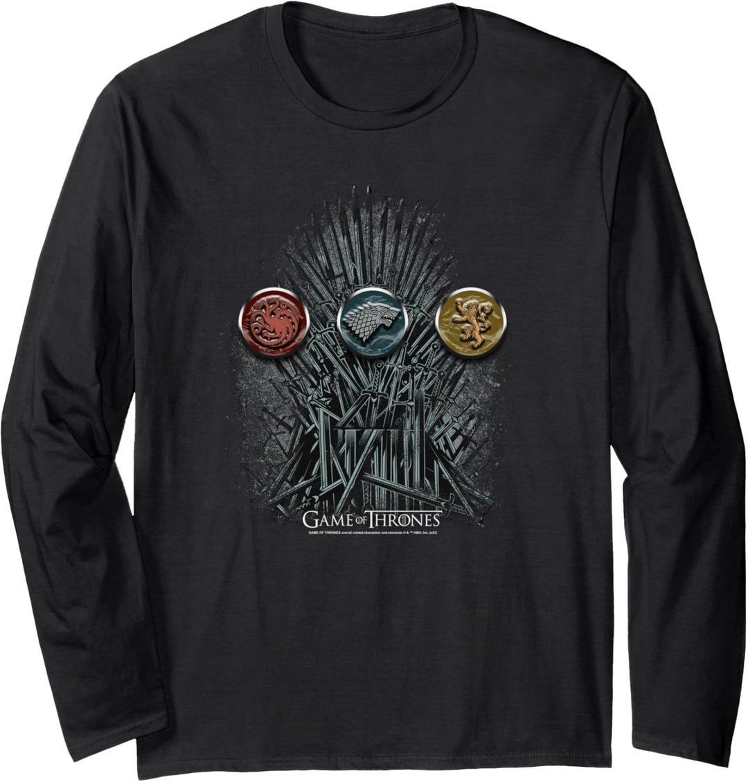 Game of Thrones For the Throne Sigils Langarmshirt