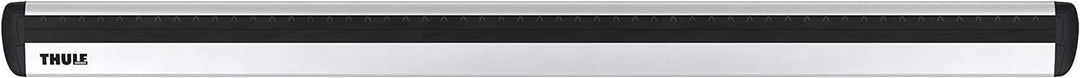 Thule 711100 WingBar Evo 108, Silber Set of 2 &amp; 186080 Montage-Kit Evo Flush Rail 6080