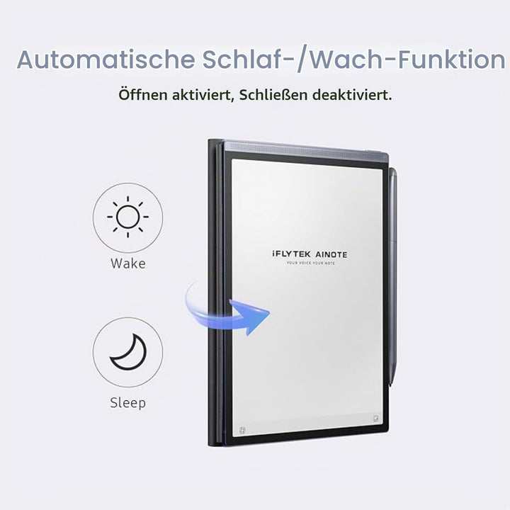 iflytek Paper Tablet 8,2" Schutzhülle, Premium-PU-Leder, schlank und leicht, langlebige Hülle mit St