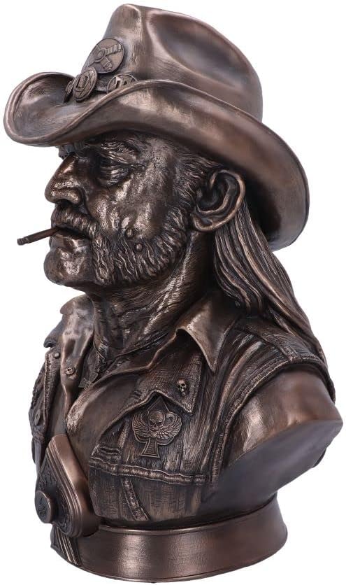 Nemesis Now Offizielles Lizenzprodukt Motorhead Lemmy Bust, Bronze, 35 cm
