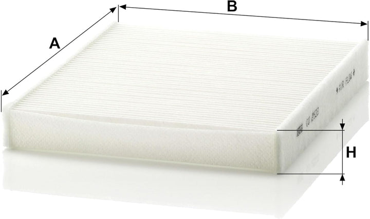 MANN-FILTER CU 2533-2 Innenraumfilter – Kabinenluftfilter Satz (2er Set) – Für PKW CU Single, CU Sin