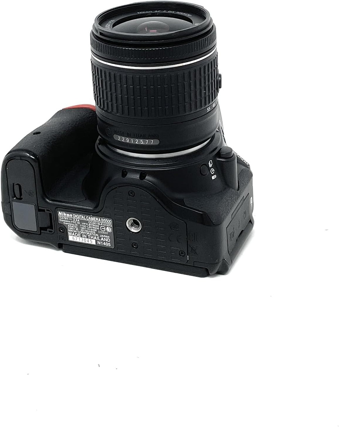Nikon D5500 SLR-Digitalkamera Kit DX AF-P 18-55 VR schwarz Schwarz inkl. 18-55mm Objektiv, Schwarz i