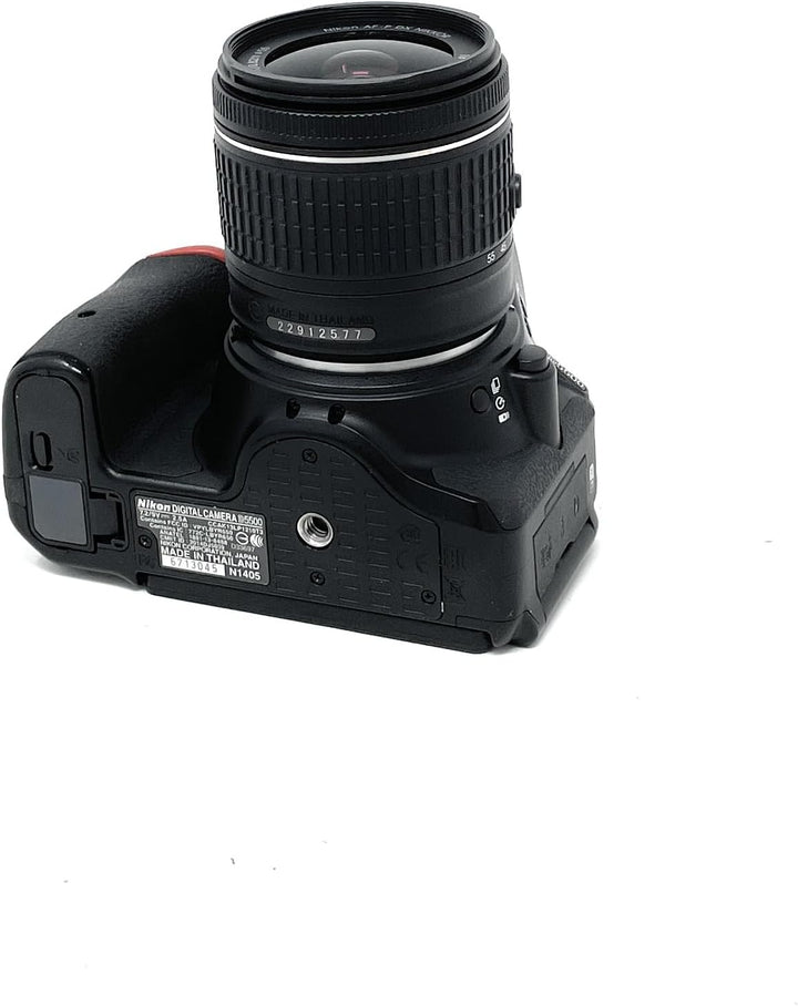 Nikon D5500 SLR-Digitalkamera Kit DX AF-P 18-55 VR schwarz Schwarz inkl. 18-55mm Objektiv, Schwarz i