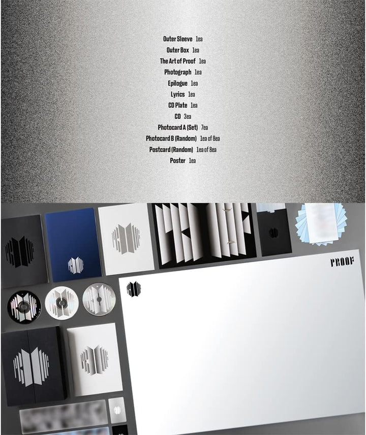 BTS - PROOF Album Standard Edition [Incl. Weverse Pre-Order Benefit] (Without Poster), Without Poste