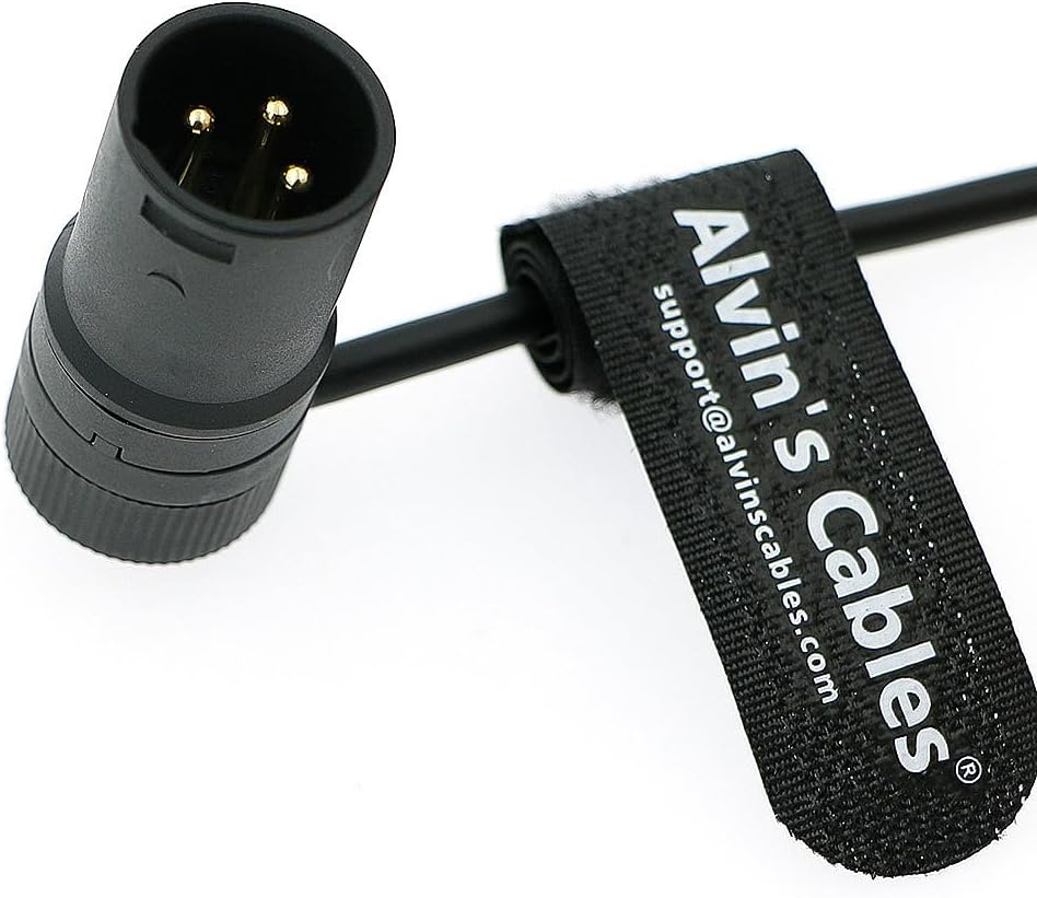 Alvin's Cables Drehbares Low-Profile-XLR-3-Pin-Stecker-auf-Buchse-Kabel Originalstecker symmetrische