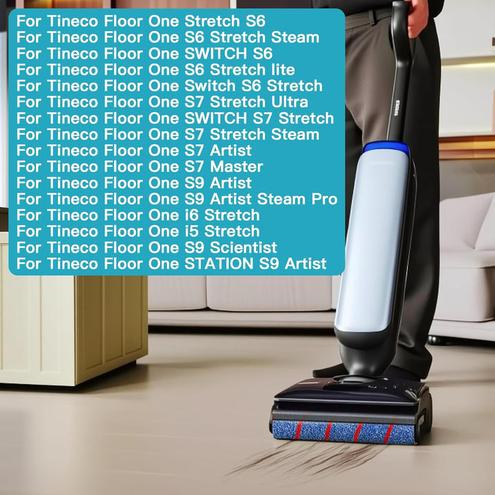 Bürstenwalzen und Filter Ersatz für Tineco Floor One S7 Artist/Stretch S6/SWITCH S6/SWITCH S6 Stretc