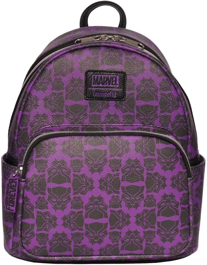 Loungefly - Black Panther Wakanda Forever Geldbörse/Mini-Rucksack, violett/schwarz, Small, Rucksack