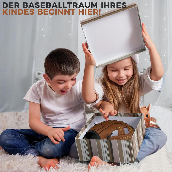 LeapBeast Baseball Handschuhe, Softball Handschuhe mit 1 Ball, Baseball Training Wettbewerb Handschu
