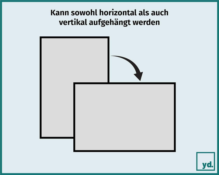 yd., - Bilderrahmen 60x84 cm - Bilderrahmen Kunststoff mit Acrylglas - Ausgezeichnete Qualität - Wei