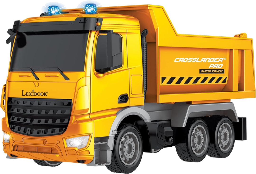Lexibook, Crosslander® pro RC Dump Truck, Ferngesteuerter Muldenkipper, Lichteffekte, Kipper, wieder