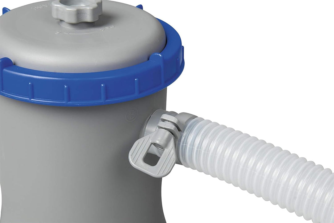 Bestway Flowclear Filterpumpe 3.028 l/h, aus Kunststoff, Grau 3.028 l/h Single, 3.028 l/h Single