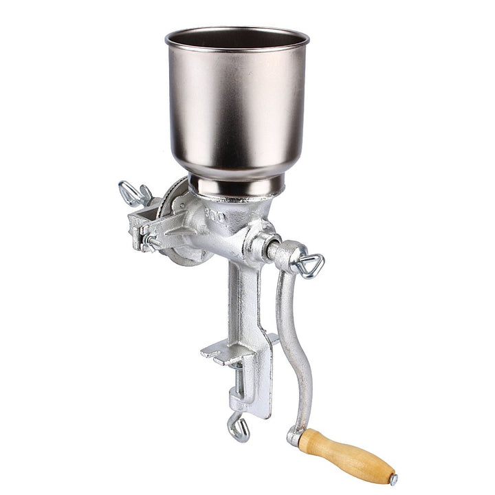 Ejoyous Getreidemühle Manuelle, Schrotmühle für Getreide Tragbare Maismühle Handmühle Kaffeemühle Mi