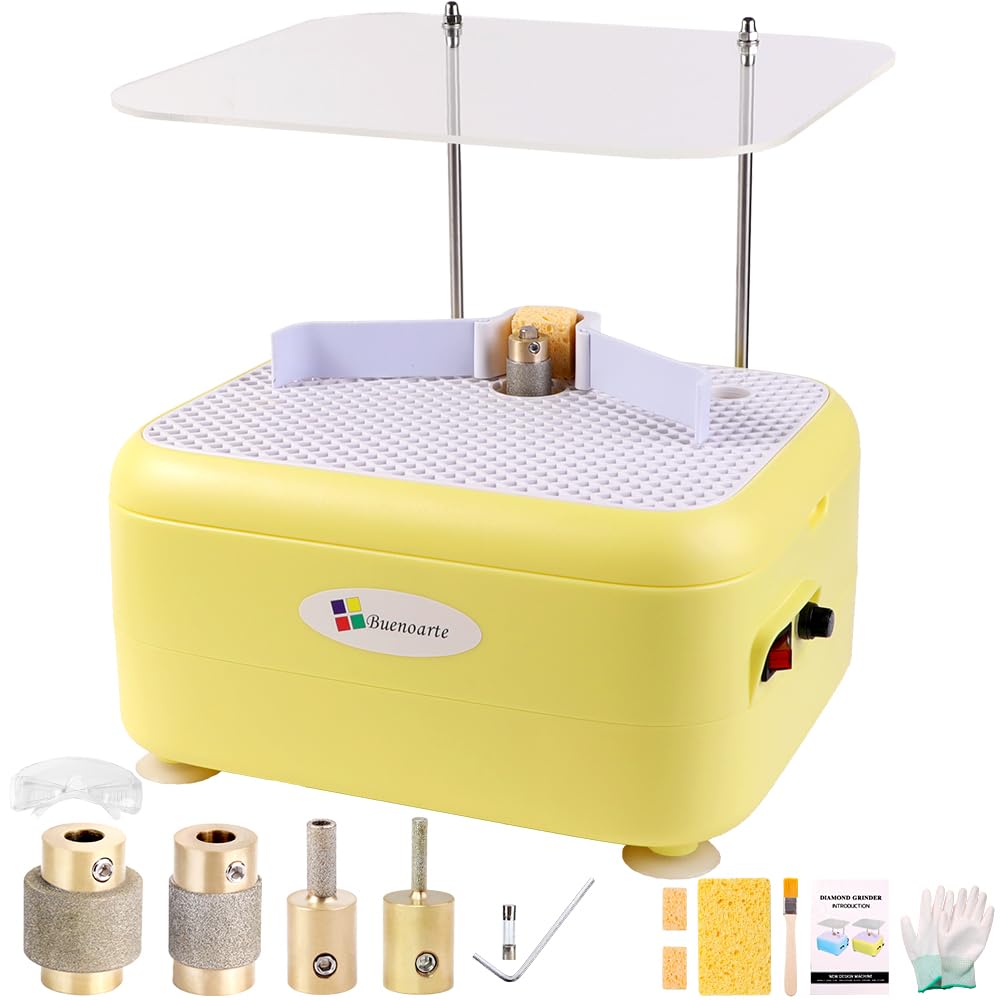 Mühle aus geflecktem Glas, Keramik und anderen Materialien, Mini-Mahlwerkzeuge-Set für Heimwerker, G