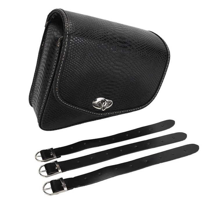 TOTMOX PU Leder Motorrad links und rechts Satteltaschen, grosse Tragfähigkeit Swing Arm allgemeine W