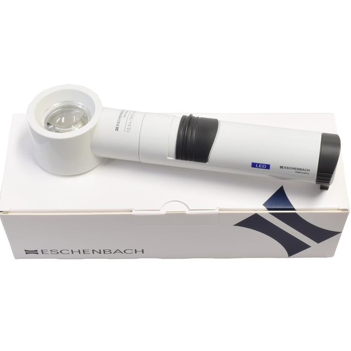 Eschenbach System Vario Plus LED-beleuchtete Standlupe, 12.5x, 1, 12.5x