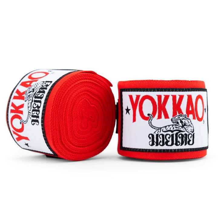 Yokkao Premium Hand Wraps Premium Red, Premium Red