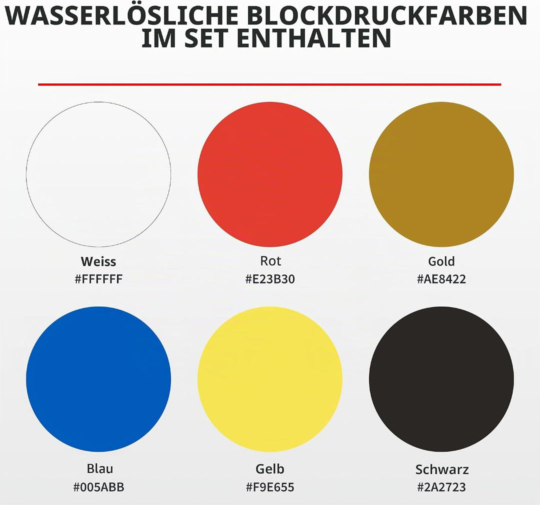 Unbekannt Speedball Block Tinte Starter Set