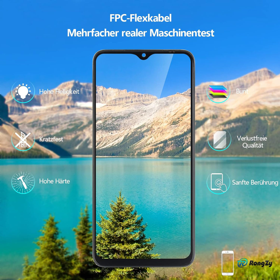 RongZy Kompatibel mit Samsung Galaxy A13 4G SM-A137F SM-A135 Ersatz Bildschirm LCD Display und Touch