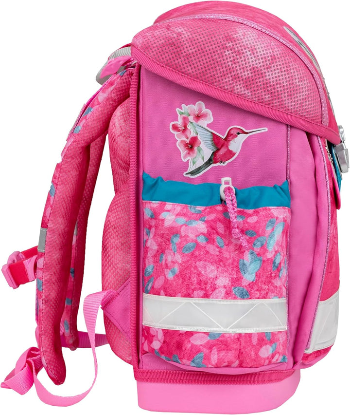 Belmil Classy Schulranzen Set 4 - teilig (403-13/AG/S) M Tropical Toucan, M Tropical Toucan