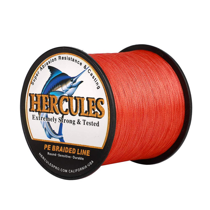 HERCULES Super Cast 100m - 2000m Yards Geflochtene Angelschnur 10lb - 300lb Test für Salzwasser Süss